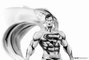 Pure Arts Man of Steel PX statuette Superman Black & White Version SDCC 2024