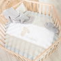 Roba Parc bébé hexagonal Liebhabear - Bois Naturel - Motif Ourson
