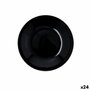 Quid Plato Hondo Melamina Select Basic Negro 23 cm (24 Unidades)