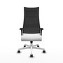 Piqueras y Crespo Chaise de Bureau Albacete XL Blanc et Noir