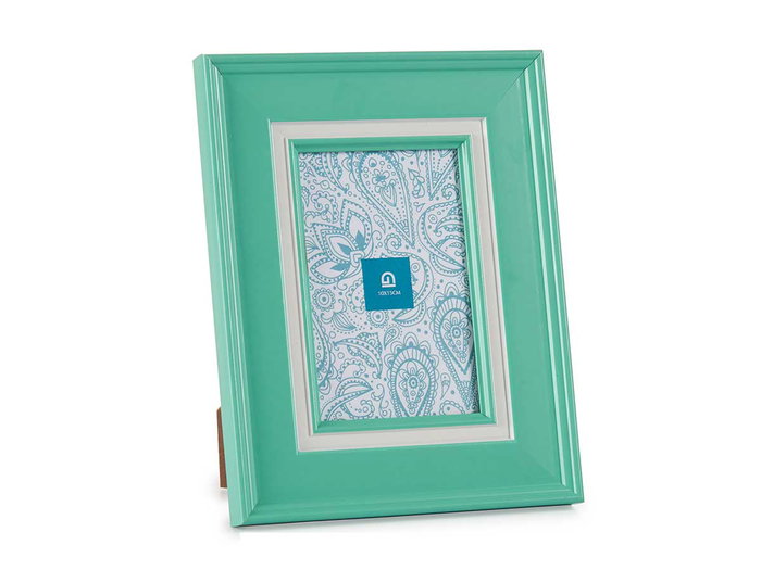 Giftdecor Porte-photos 10x15 cm Menthe en Plastique et Verre 18x23 cm (Set de 24) Giftdecor Porte-photos 10x15 cm Menthe en Plastique et Verre 18x23 cm (Set de 24)