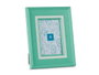 Giftdecor Porte-photos 10x15 cm Menthe en Plastique et Verre 18x23 cm (Set de 24)