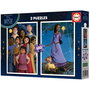 Educa - Puzzle 2x100 pièces Wish 19742, 2 puzzles en carton recyclé, 40 x 28 cm monté, à partir de 6 ans