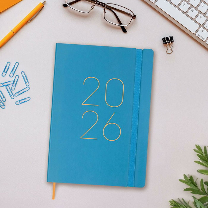 Agenda Finocam FLEXI Bleu A5 14,8 x 21 cm 2026