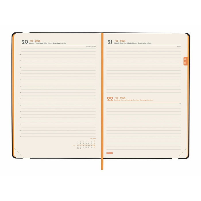 Agenda Finocam FLEXI Bleu A5 14,8 x 21 cm 2026