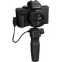Panasonic Lumix DC-G100D Noir avec objectif H-FS 12-32 et poignée trépied DMW-SHGR2