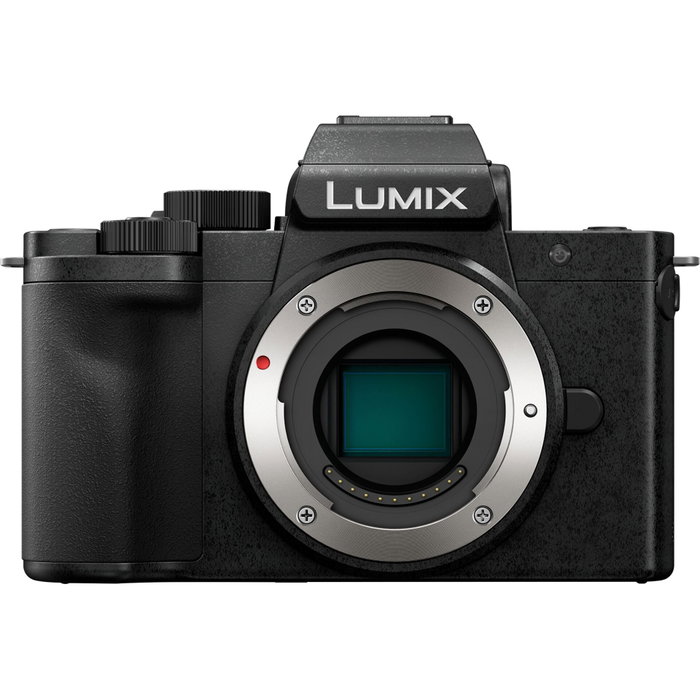 Panasonic Lumix DC-G100D Noir avec objectif H-FS 12-32 et poignée trépied DMW-SHGR2
