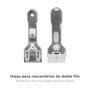 WOLFPACK LINEA PROFESIONAL Lot de 5 lames rectangulaires pour grattoir à vitres