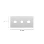 WOLFPACK LINEA PROFESIONAL Lot de 5 lames rectangulaires pour grattoir à vitres