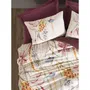 Parure de lit king - 1 housse de couette 240 x 220 cm + 2 taies d'oreiller 60 x 60 cm - 100% coton renforcé - Rouge bordeaux