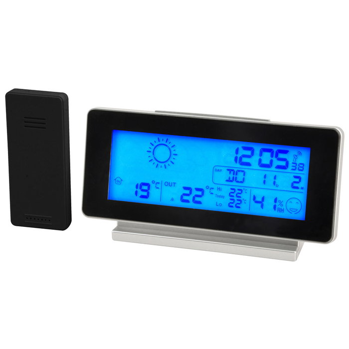 Day Station Météo sans Fil avec Horloge Radio Contrôlée Day Station Météo sans Fil avec Horloge Radio Contrôlée