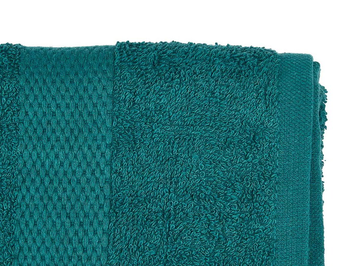 BERILO Serviette unie Bleu pétrole 50x90 cm