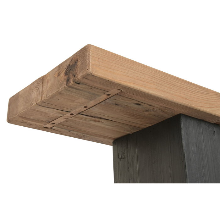 Meuble d'Entrée Home ESPRIT Noir 140 x 40 x 75 cm Meuble d'Entrée Home ESPRIT Noir 140 x 40 x 75 cm