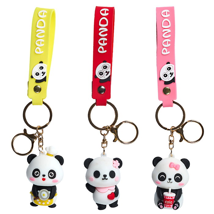 Home Deco Factory Porte-clés Panda Kawaii - Lot de 24 unités Home Deco Factory Porte-clés Panda Kawaii - Lot de 24 unités