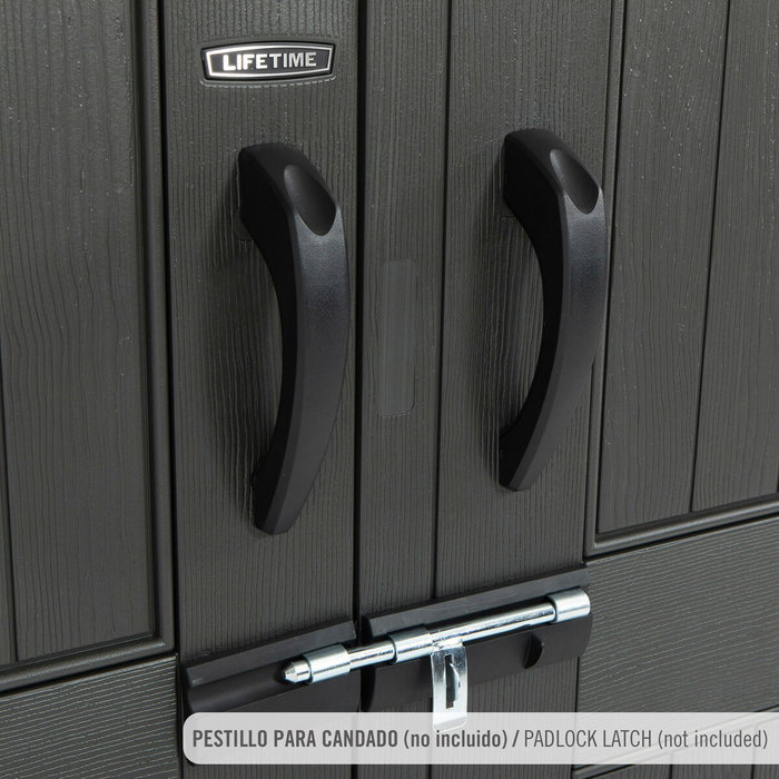 Lifetime Cabane 213 x 228 x 280 cm Gris