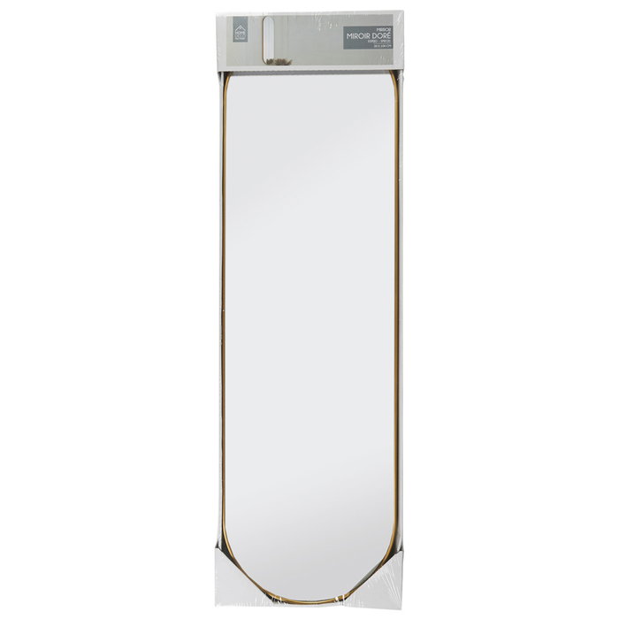 Home Deco Factory Miroir Mural Doré 30x100 cm