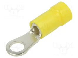 PANDUIT Connecteur à œillet isolé jaune 5mm #10 4÷6mm2