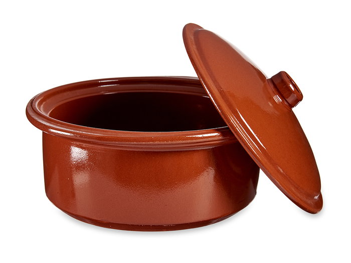 La Dehesa Cocotte 2,5 L en terre réfractaire couleur miel 26,5x14,5x24,5 cm (Set de 2)