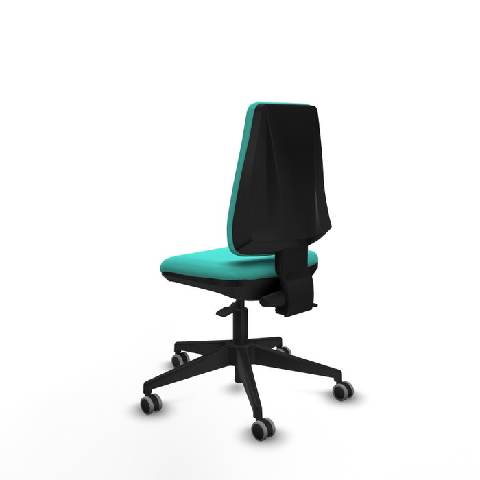 PIQUERAS Y CRESPO Chaise Elche Asynchrone Turquoise sans accoudoirs