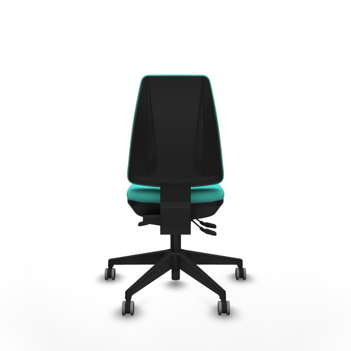 PIQUERAS Y CRESPO Chaise Elche Asynchrone Turquoise sans accoudoirs