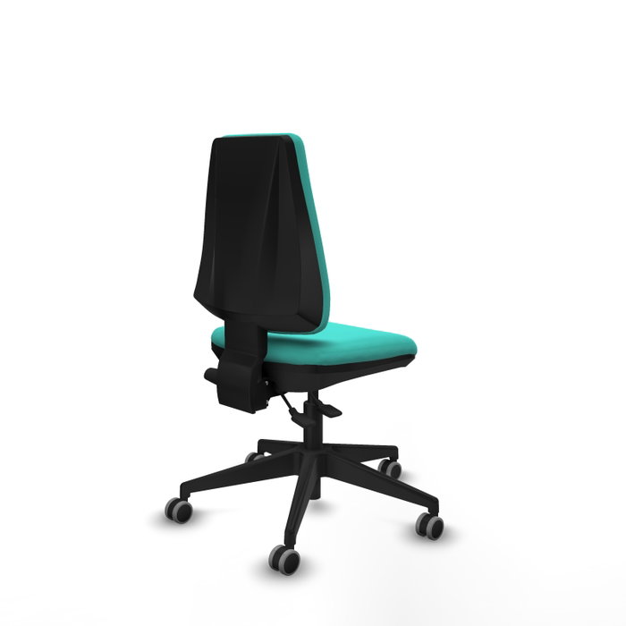 PIQUERAS Y CRESPO Chaise Elche Asynchrone Turquoise sans accoudoirs