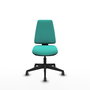 PIQUERAS Y CRESPO Chaise Elche Asynchrone Turquoise sans accoudoirs
