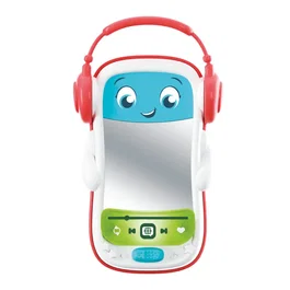 CLEMENTONI Musical Pod - Mon premier téléphone parlant et musical, éveil musical bébé avec 12 mélodies, jouet d'éveil