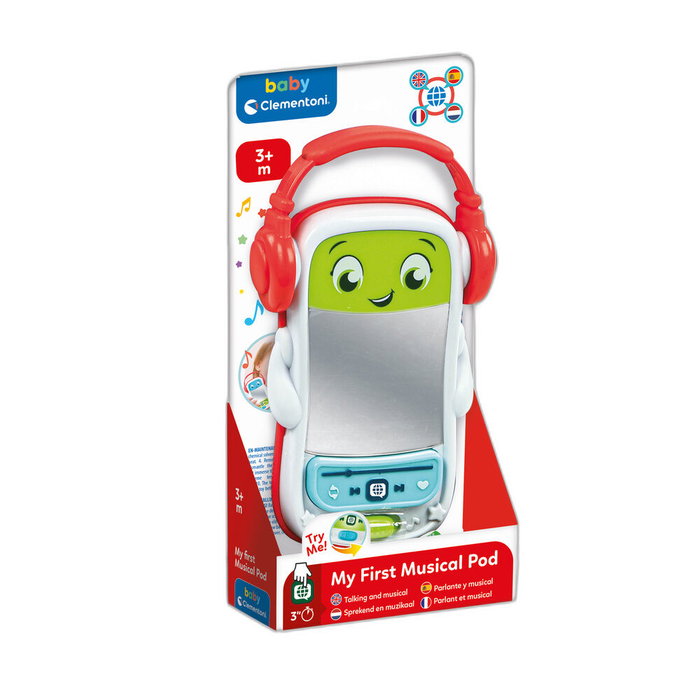 Clementoni Musical Pod - Mon premier téléphone parlant et musical