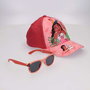 Ensemble casquette et lunettes de soleil Vaiana Rose
