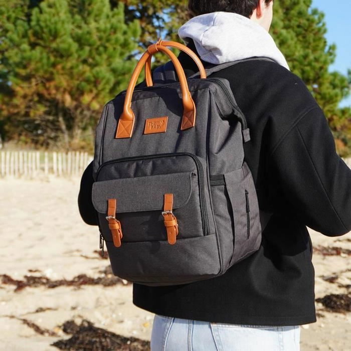 ThermoBaby Sac à langer ESCAPADE Gris