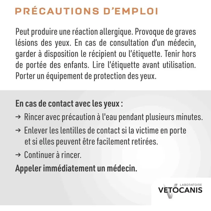 VETOCANIS - Shampoing pour chat 300 ml - Sans parabène, à la glycérine végétale - Poil doux et brillant