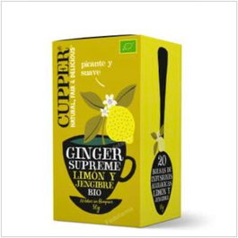 CUPPER LIMON Y JENGIBRE infusion 20 bolsitas BIO