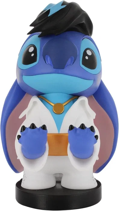 Exquisite Gaming Cable Guys - Figurine Support Disney Stitch Version Elvis - Support universel pour smartphone, manettes (Xbox, PS5, Switch) et accessoires - 20 cm Exquisite Gaming Cable Guys - Figurine Support Disney Stitch Version Elvis - Support universel pour smartphone, manettes (Xbox, PS5, Switch) et accessoires - 20 cm