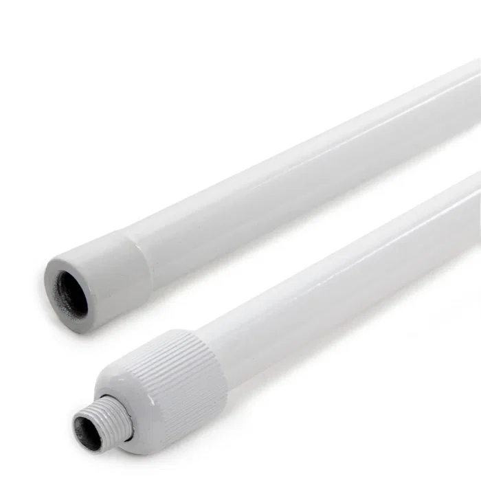 Barre de suspension extensible pour rail spots LED 50-100cm - Blanc