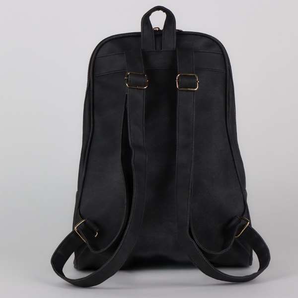 Cerdá Sac à dos casual imitation cuir Minnie, couleur noire, à partir de 3 ans