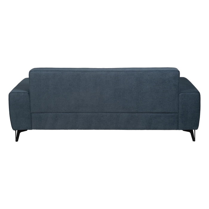 BigBuy Home Canapé trois places Bleu Bois 220 x 87 x 85 cm
