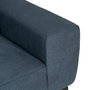 BigBuy Home Canapé trois places Bleu Bois 220 x 87 x 85 cm