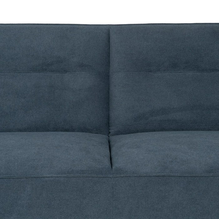 BigBuy Home Canapé trois places Bleu Bois 220 x 87 x 85 cm