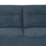 BigBuy Home Canapé trois places Bleu Bois 220 x 87 x 85 cm
