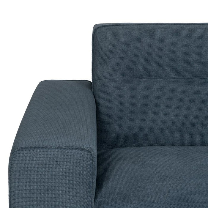 BigBuy Home Canapé trois places Bleu Bois 220 x 87 x 85 cm