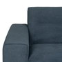 BigBuy Home Canapé trois places Bleu Bois 220 x 87 x 85 cm