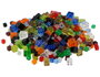 Innspiro Mélange de perles en verre cube transparent 4-6-8mm 300g