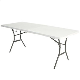 Lifetime Table Rectangulaire Pliable Blanche 185 x 76 x 74 cm