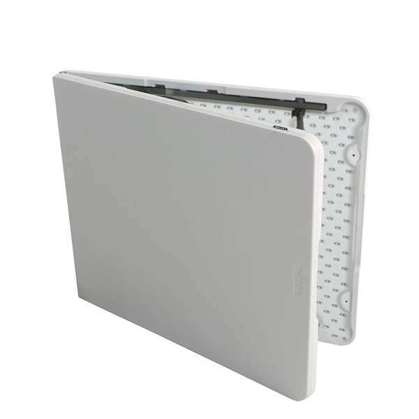 Color Baby Lifetime Table rectangulaire pliante de 185 x 76 x 74 cm, portative en mallette, en plastique et acier