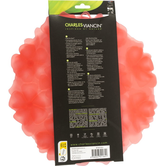 Charles Viancin GERANIUM Couvercle en silicone 28cm Fuschia
