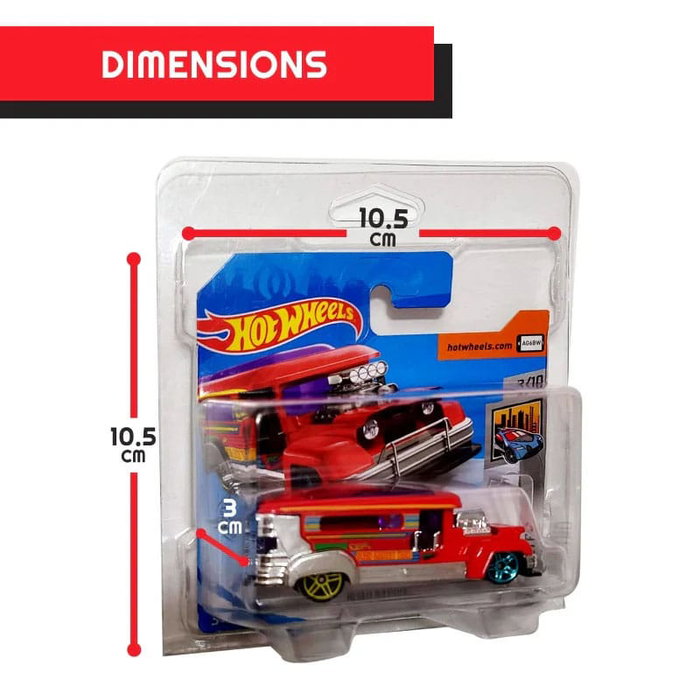 Hot Wheels pack 50 blisters en PET pour European Series Short Card Hot Wheels pack 50 blisters en PET pour European Series Short Card