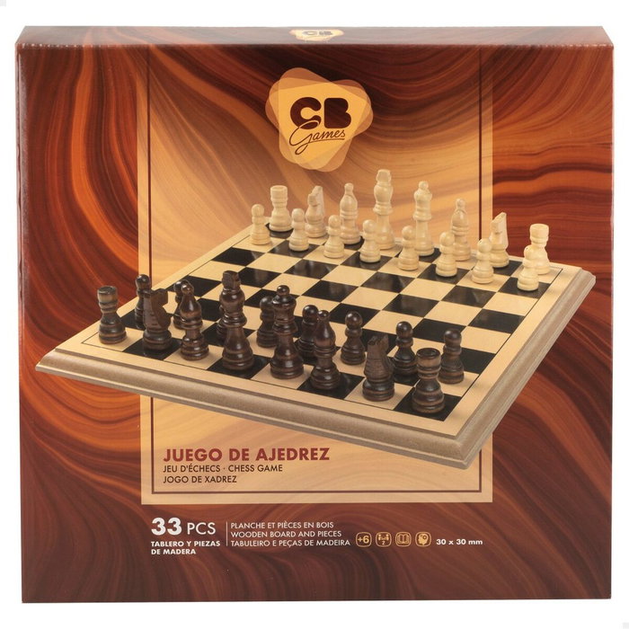 Jeu d'Échecs CB Games Bois (4 Unités)