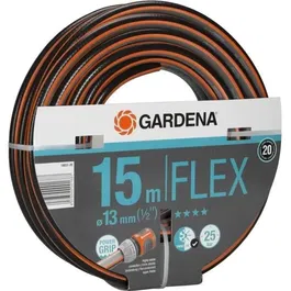 Gardena Tuyau d'arrosage Comfort FLEX, 15 m, diametre 13 mm, anti-noeud et indeformable, resistant au gel et aux UV, garantie 20 ans