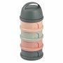 BEABA Boîte doseuse 4 compartiments mineral grey/pink