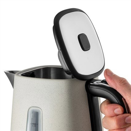 Russell Hobbs 26960-70 Hervidor électrique Luna Stone 1,7 L avec fonction ébullition rapide et bec verseur précis